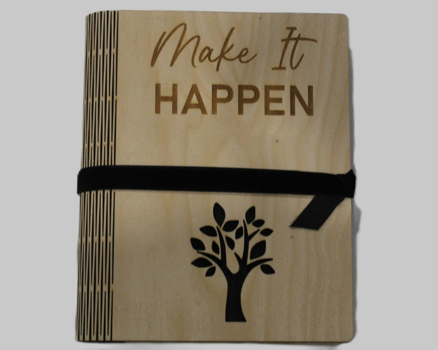 Wooden Living Hinge Note Book (A5) Assorted Designs Set  1