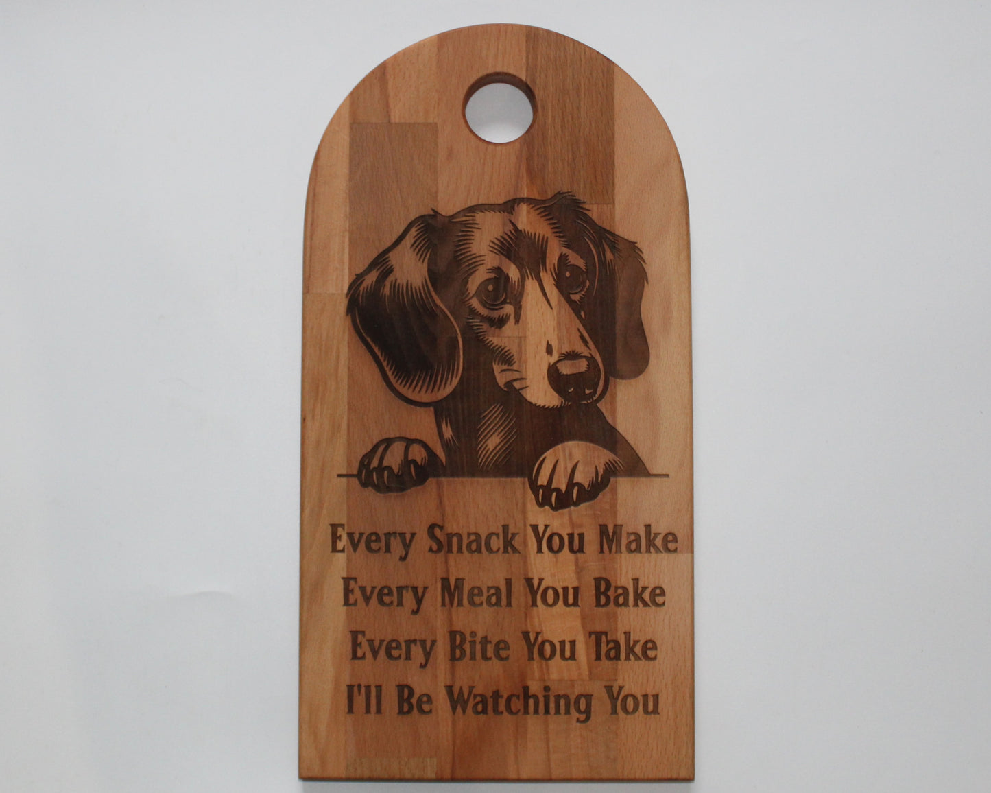 Arch Shaped Every Snack Serving Board - Dachshunds