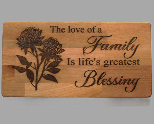 Family, Friends and Sentimental Serving Boards- Assorted Designs