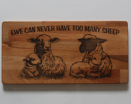 Sheep Assorted Design Serving Board