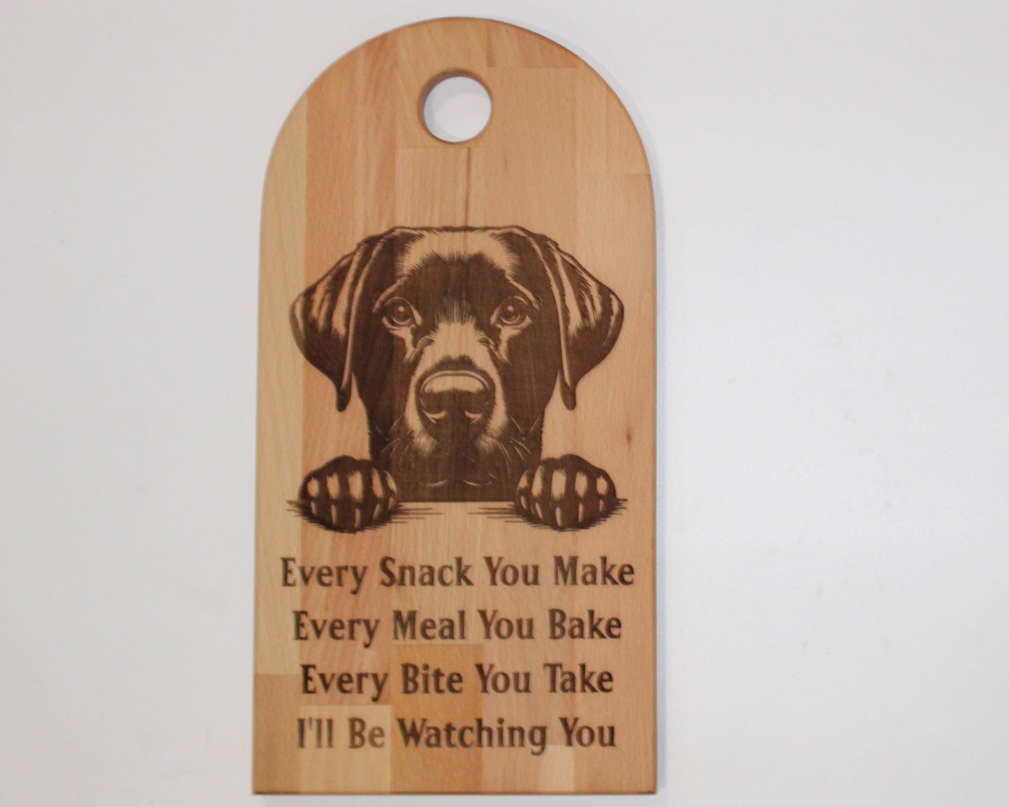 Arch Shaped Every Snack Serving Board - Labrador