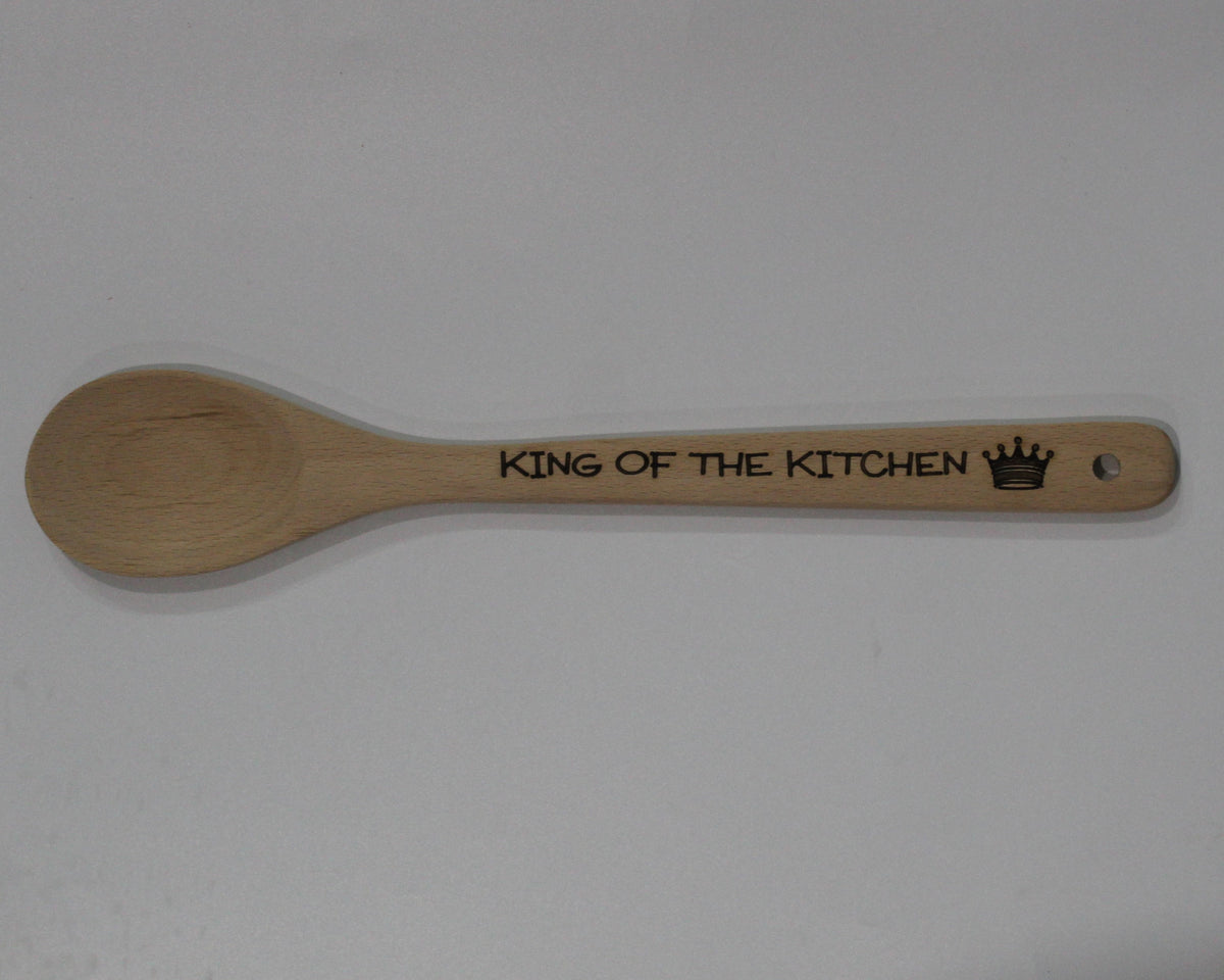 Wooden Spoon Engraved Assorted Designs 3