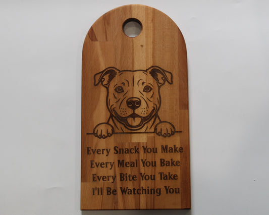 Arch Shaped Every Snack Serving Board - Pitbull