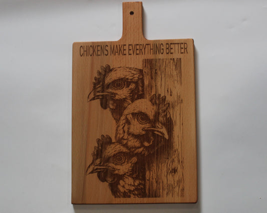 Farm Animals Assorted Design Serving Board