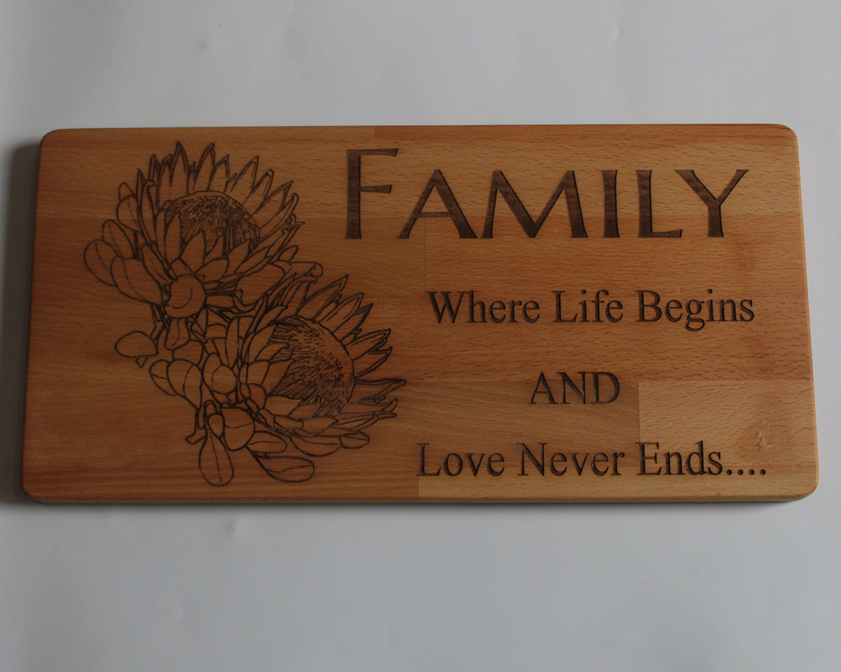 Family, Friends and Sentimental Serving Boards- Assorted Designs