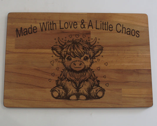 Cow Assorted Design Serving Board