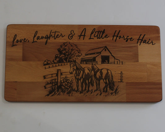 Horse Assorted Design Serving Board