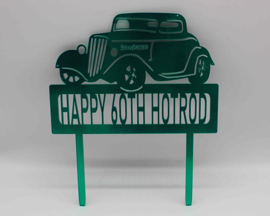 Car personalised cake topper - haisley design