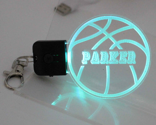 Basketball Keychain Multi Changing Colours