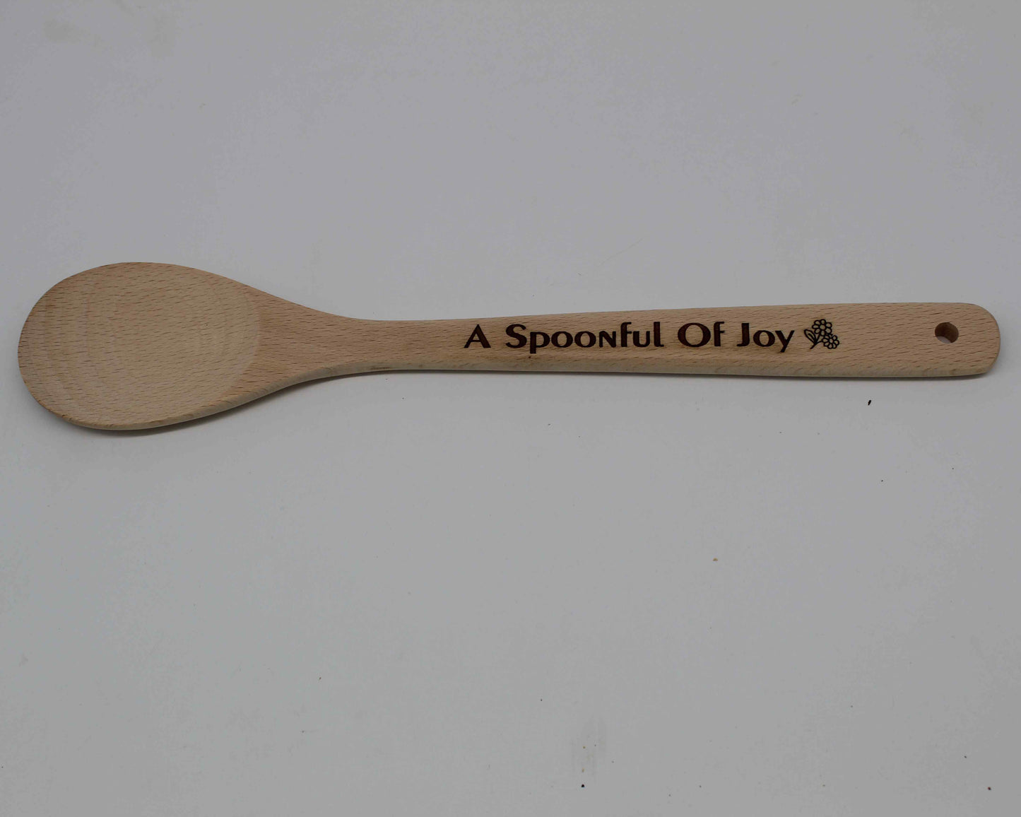 Wooden Spoon Engraved Set 2 Mixed