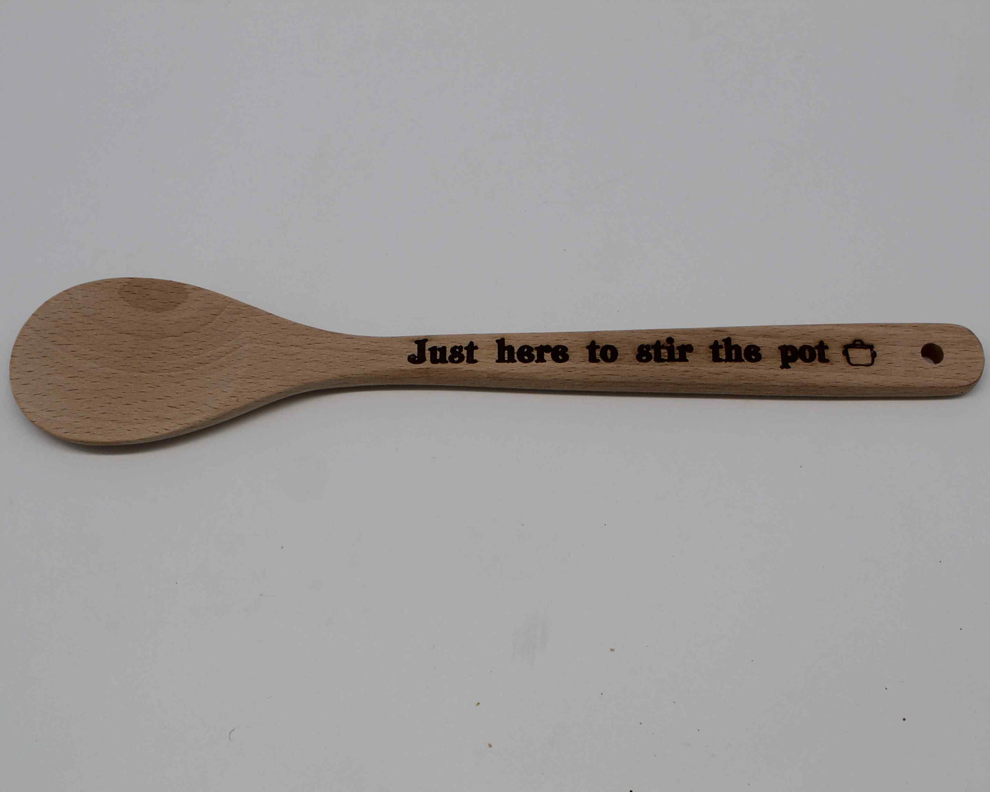 Wooden Spoon Engraved Set 2 Mixed