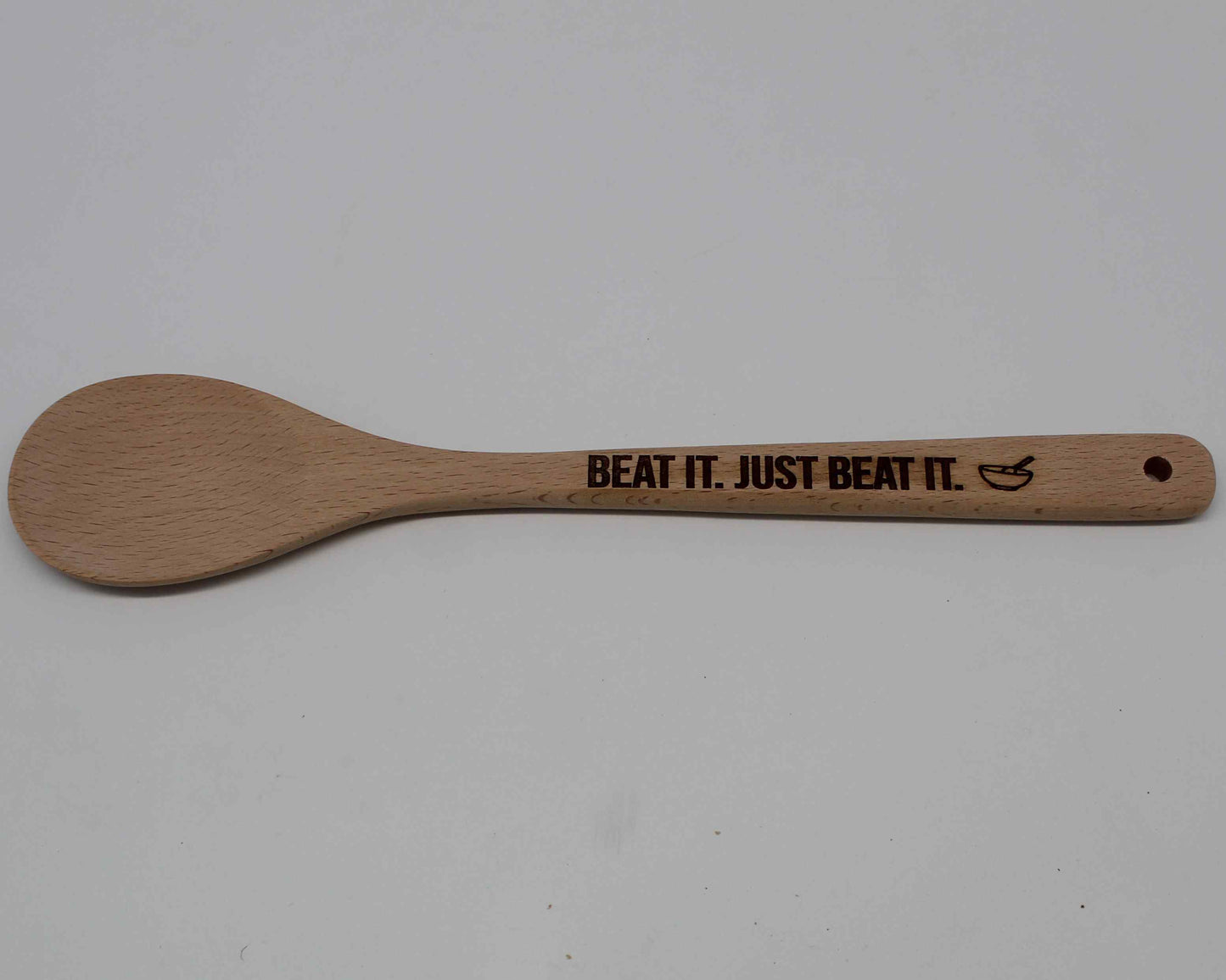 Wooden Spoon Engraved Set 2 Mixed