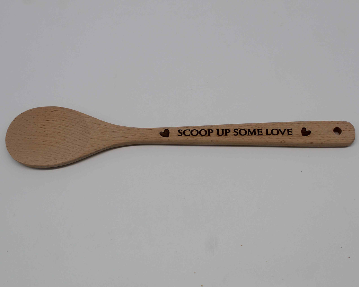 Wooden Spoon Engraved Set 3 Mixed