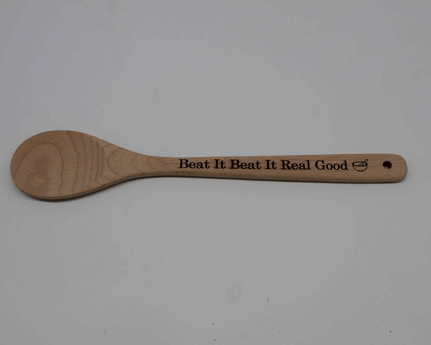 Wooden Spoon Engraved Set 2 Mixed