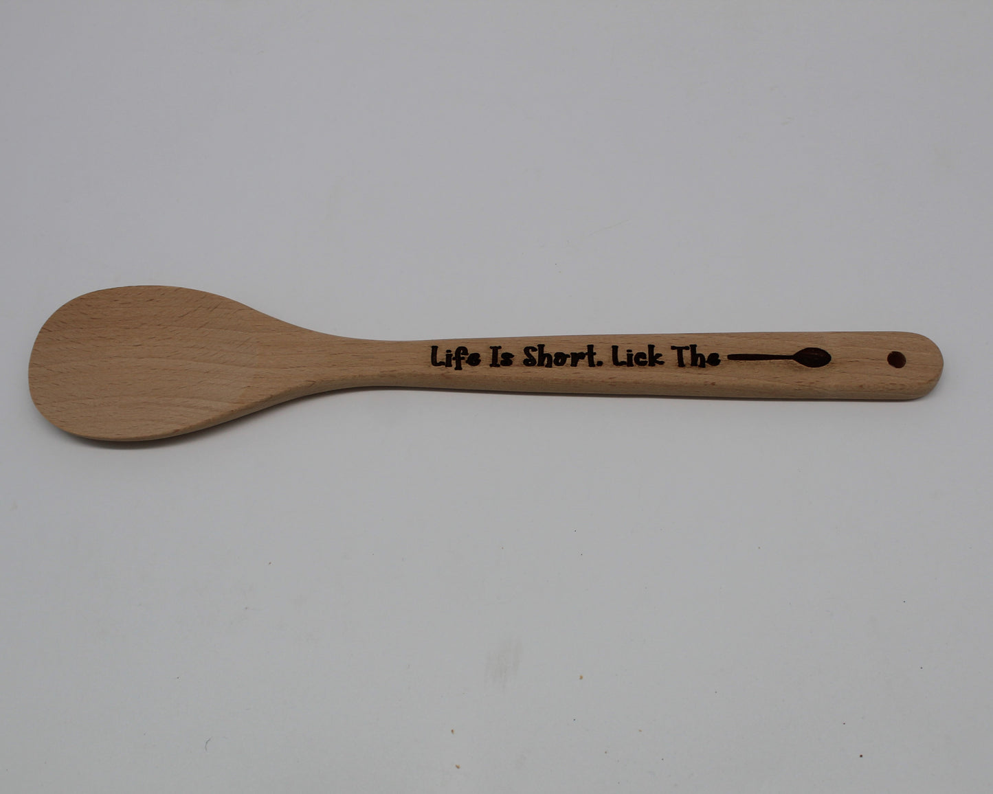 Wooden Spoon Engraved Set 2 Mixed