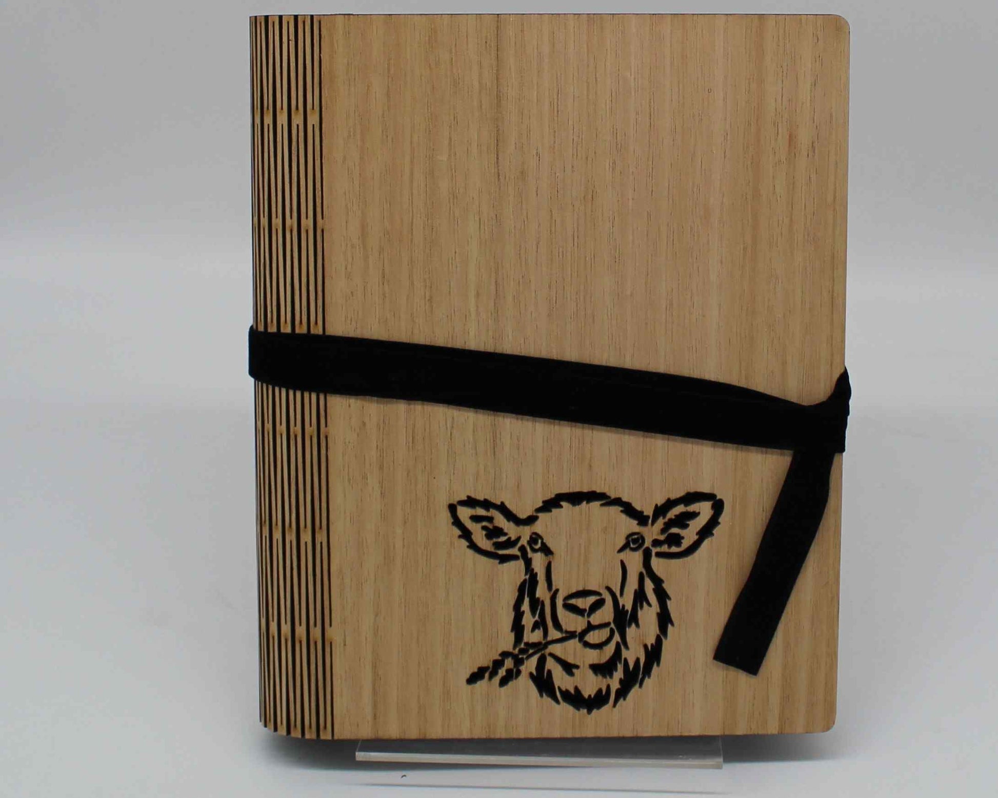 Wooden Living Hinge Note Book (A5) Assorted Designs Sheep - Haisley Design