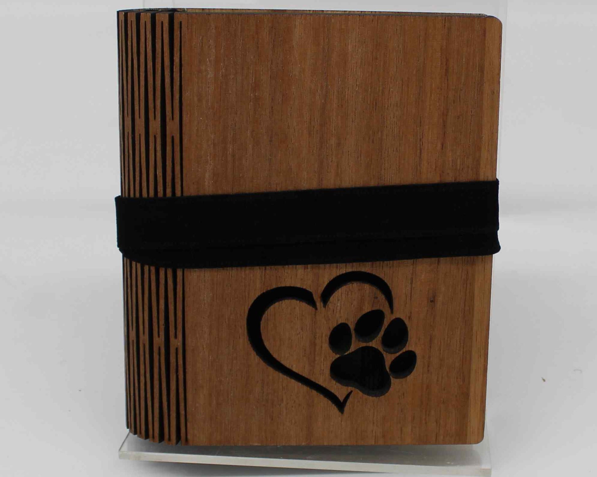 Wooden Living Hinge Note Book (A5) Assorted Designs Paw - Haisley Design