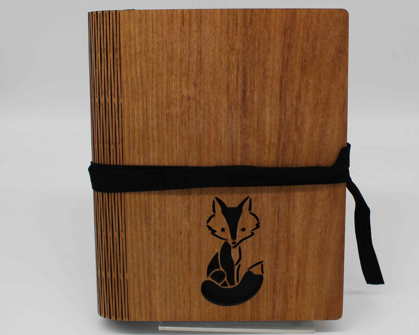 Wooden Living Hinge Note Book (A5) Assorted Designs Fox - Haisley Design