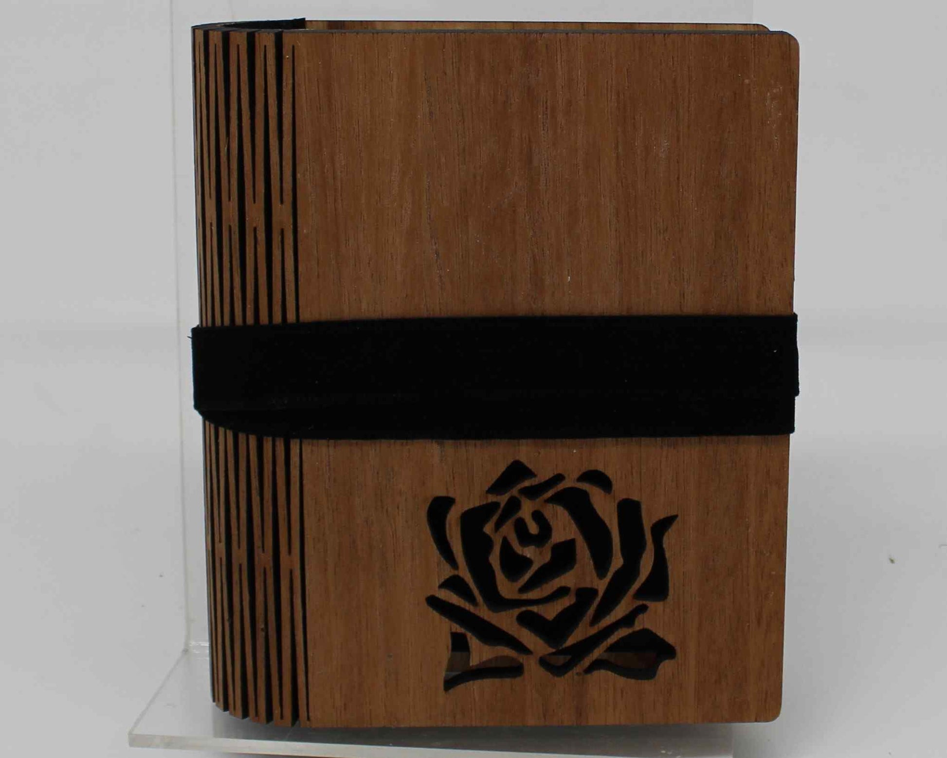 Wooden Living Hinge Note Book (A5) Assorted Designs Rose - Haisley Design