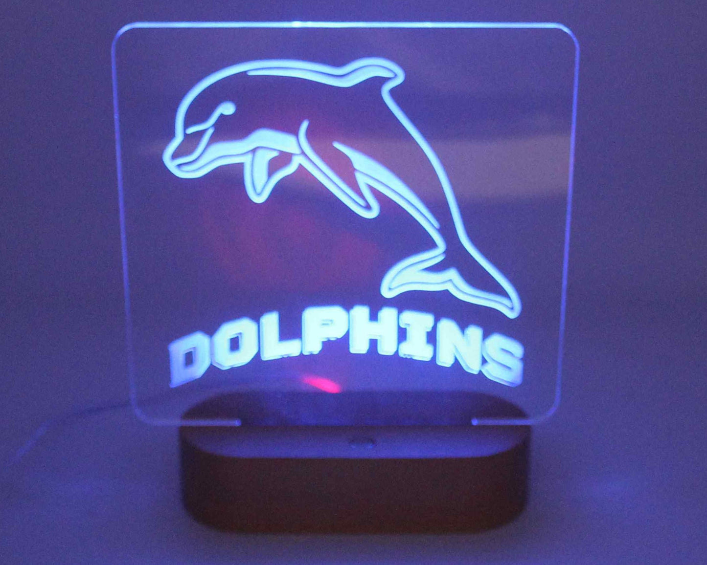 NRL Display Night Light Dolphins - Haisley Design