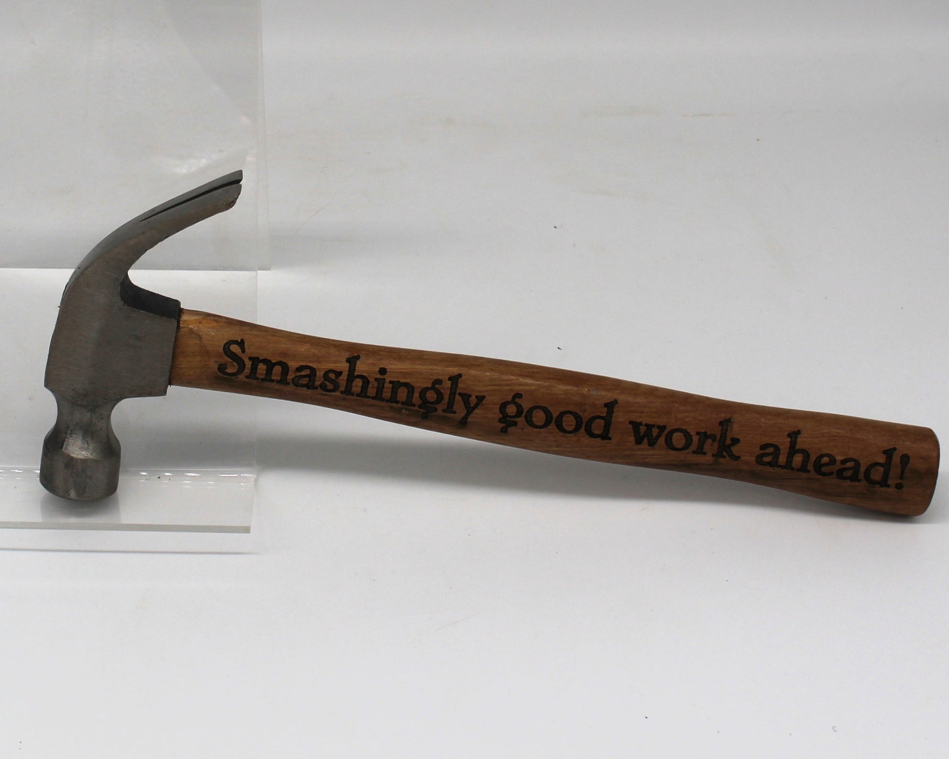 Engraved saying hammers - Haisley design