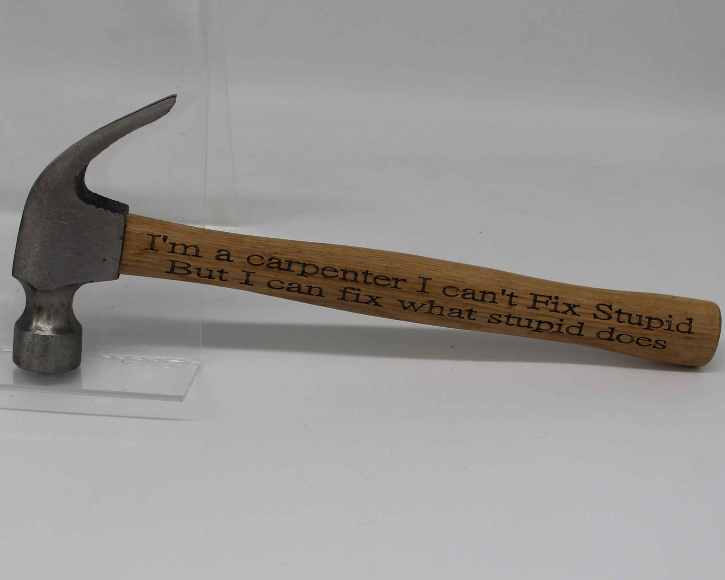Engraved saying hammers - Haisley design