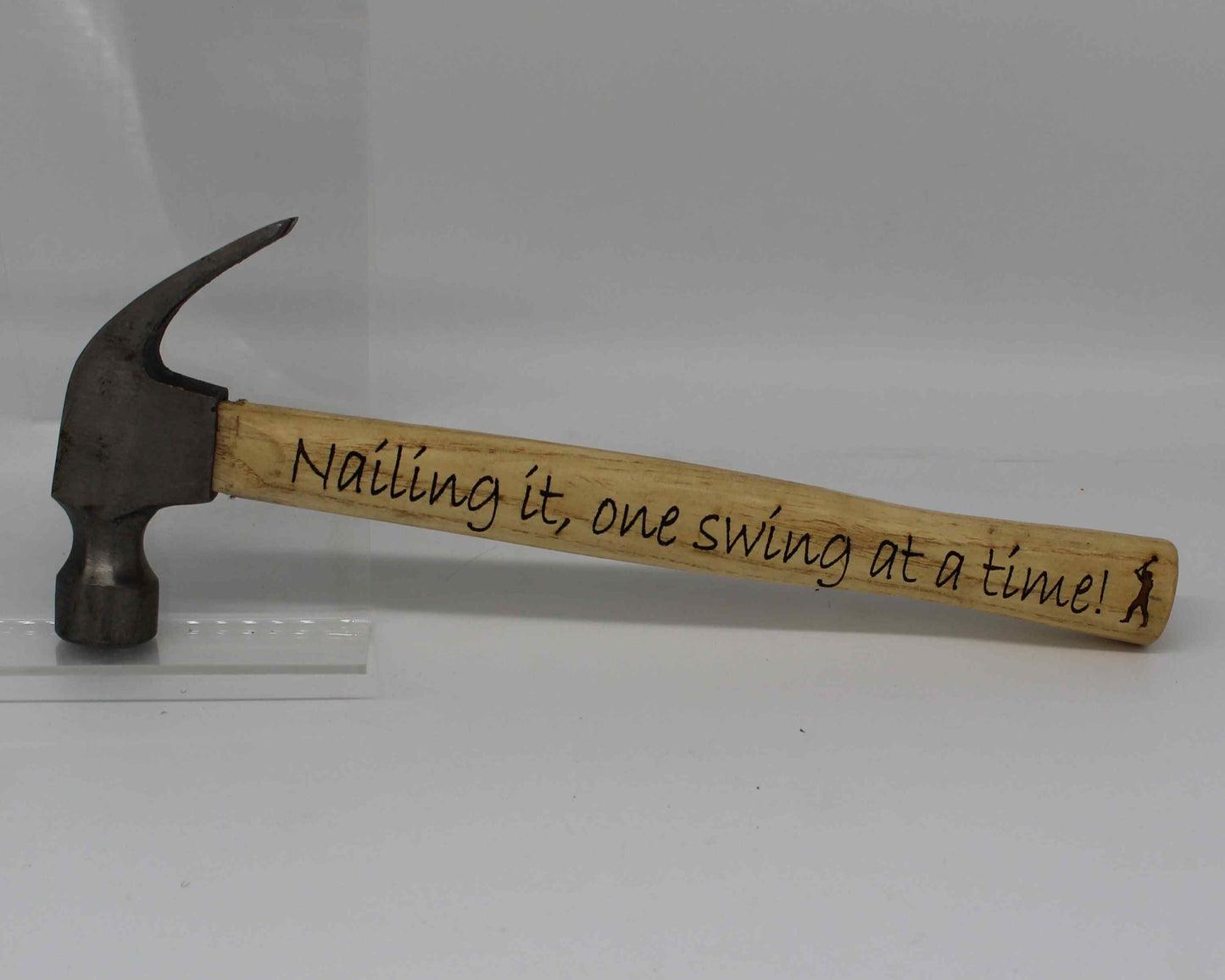 Engraved saying hammers - Haisley design