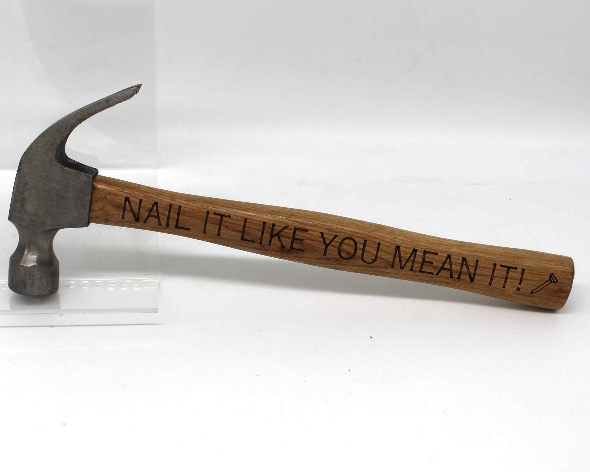 Engraved saying hammers - Haisley design