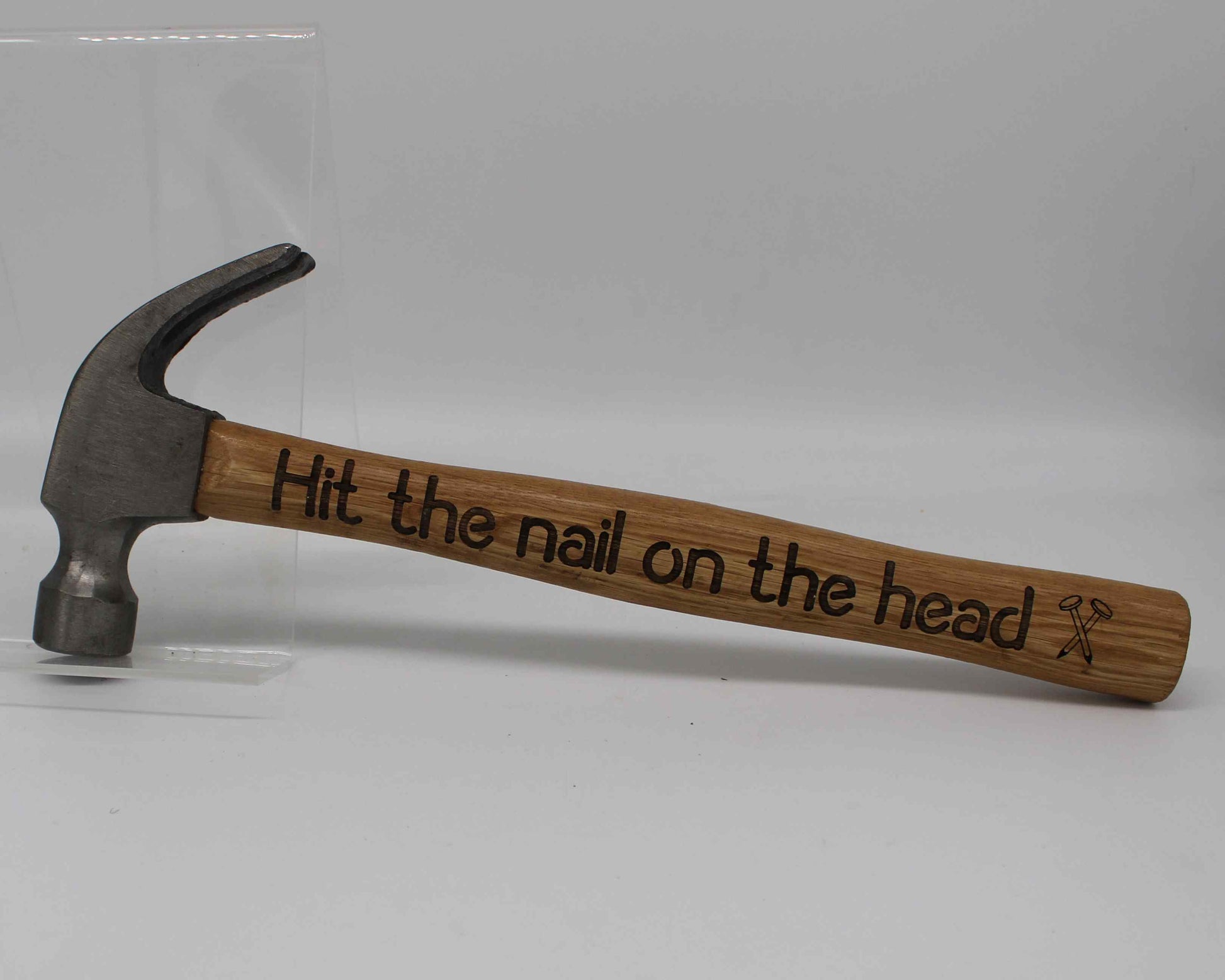 Engraved saying hammers - Haisley design