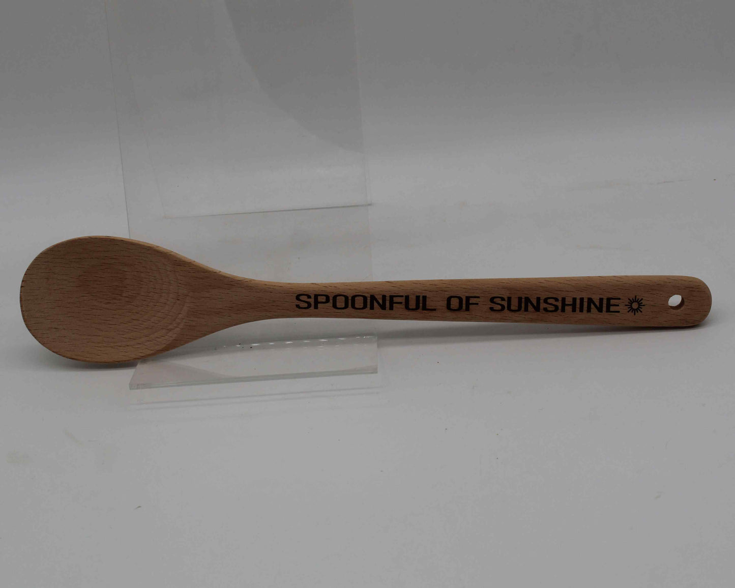 Wooden Spoon Engraved Set 4 Mixed