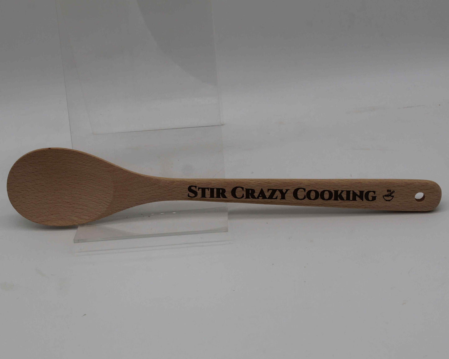Wooden Spoon Engraved Set 4 Mixed