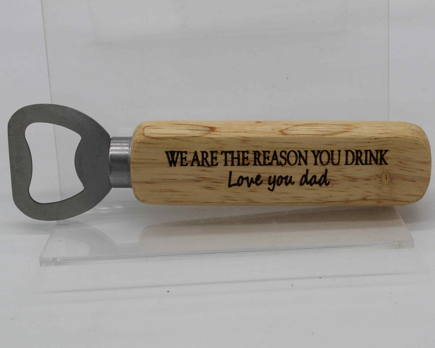 Engraved bottle opener - Haisley Design 