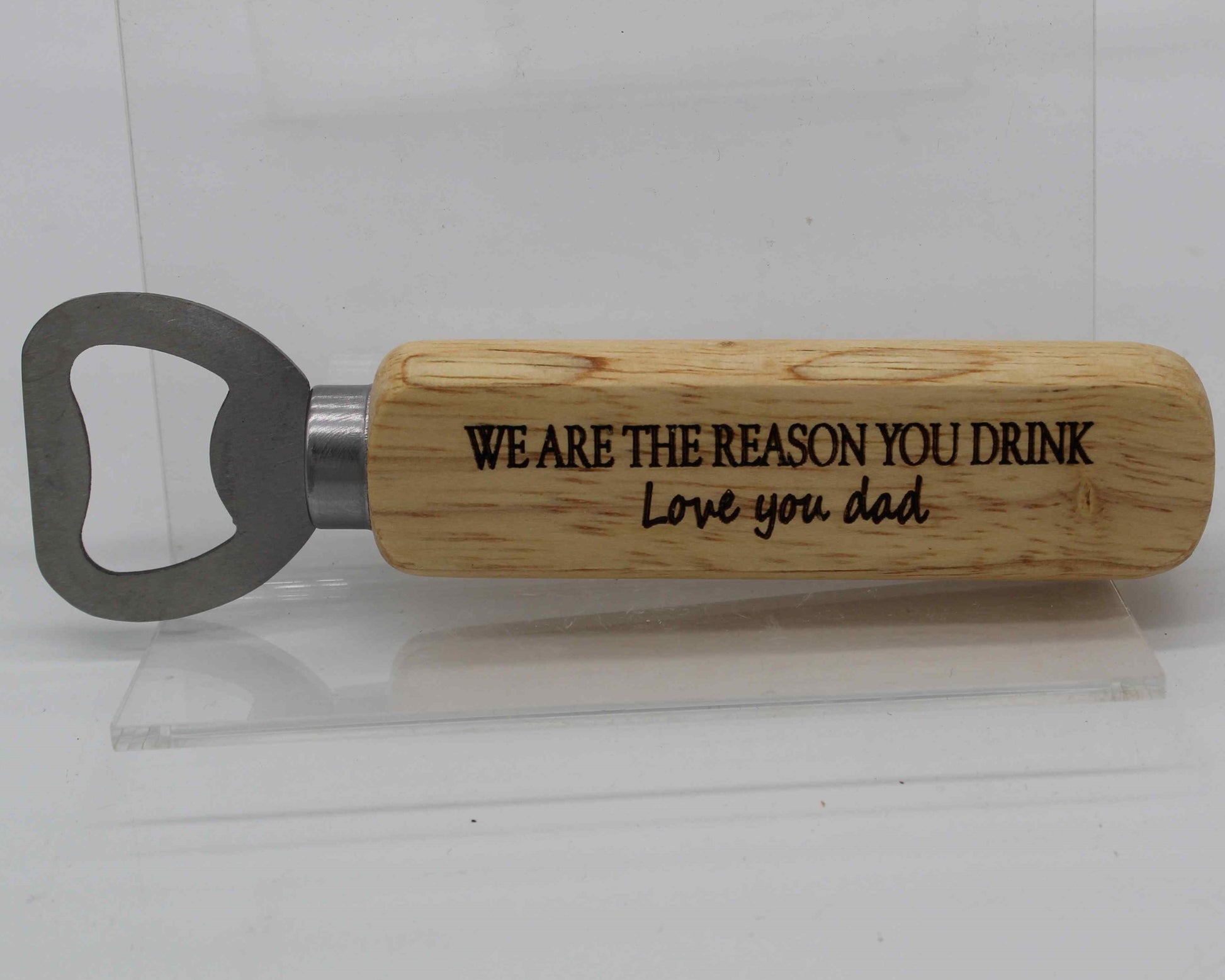 Engraved bottle opener - Haisley Design 