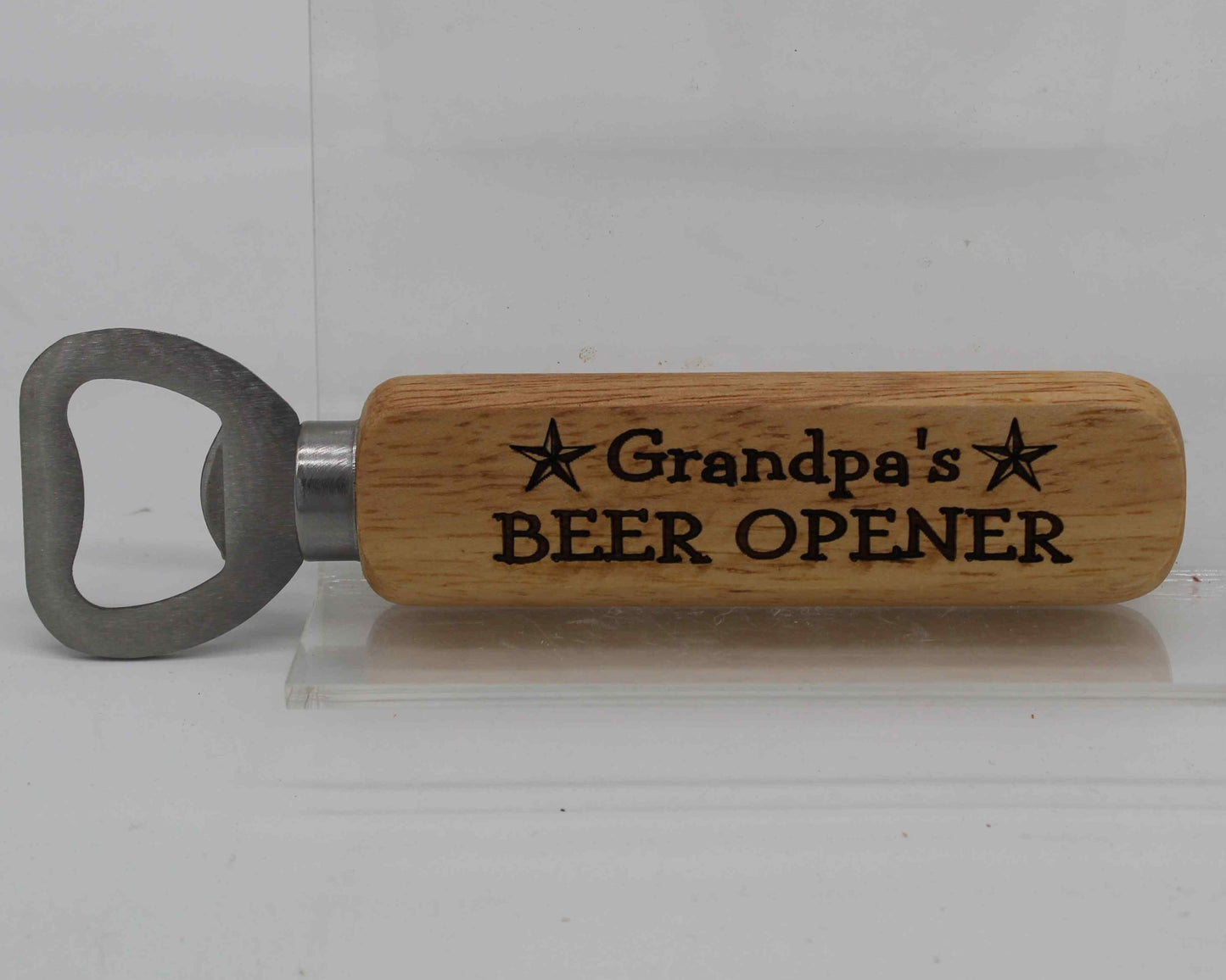 Engraved Bottle Openers Set 2 Poppy, Grandpas, etc.