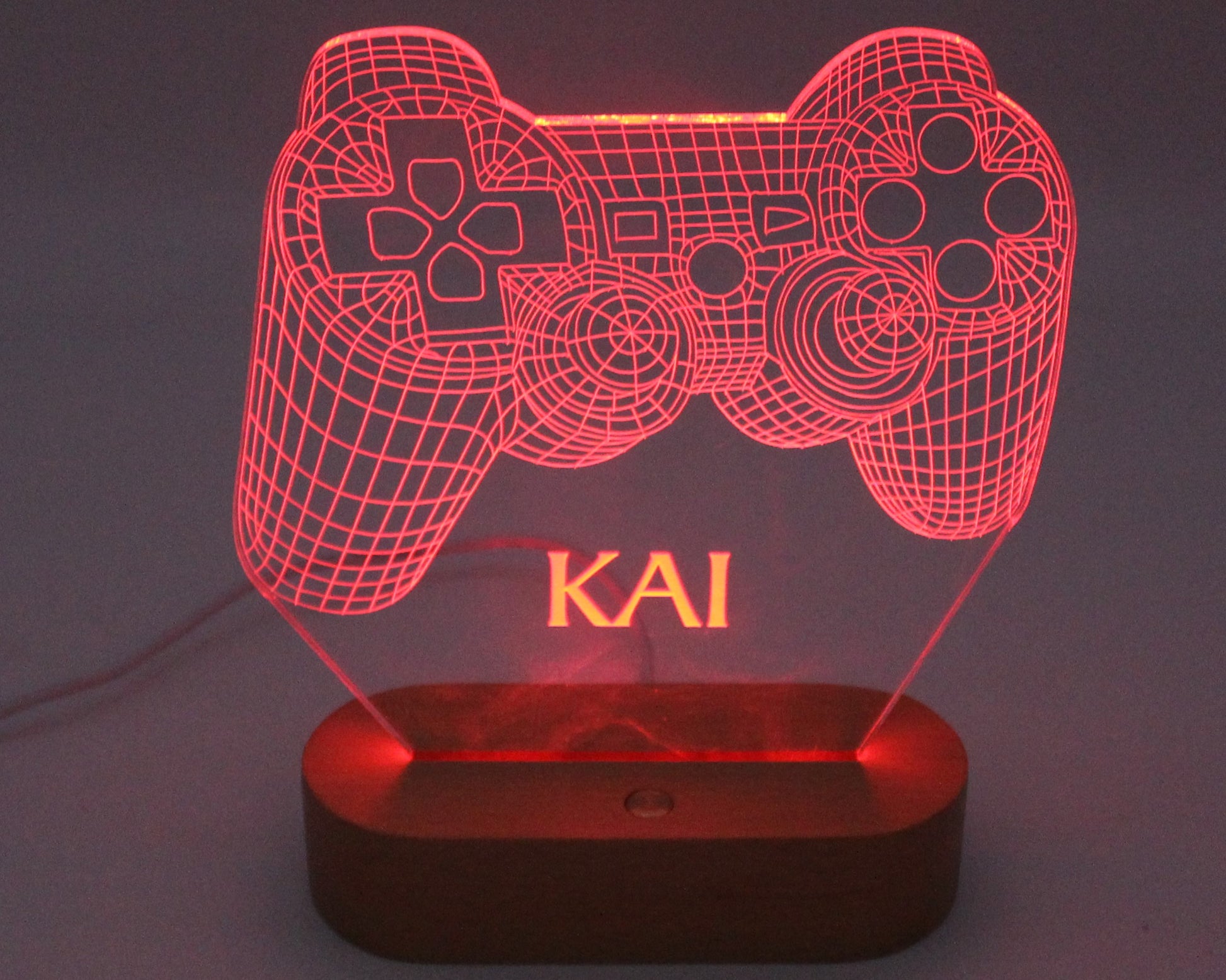Playstation Controller Night Light Personalised - Haisley Design
