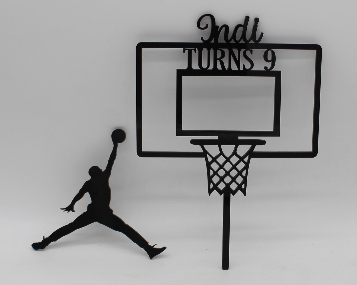 Basketball Cake Topper Personalised - Haisley Design