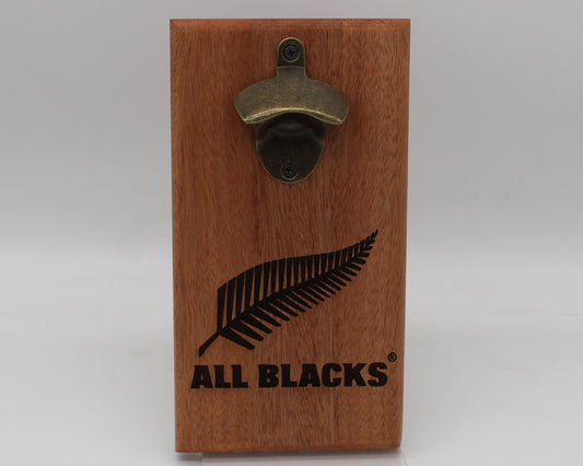 All Blacks Engraved Bottle Opener