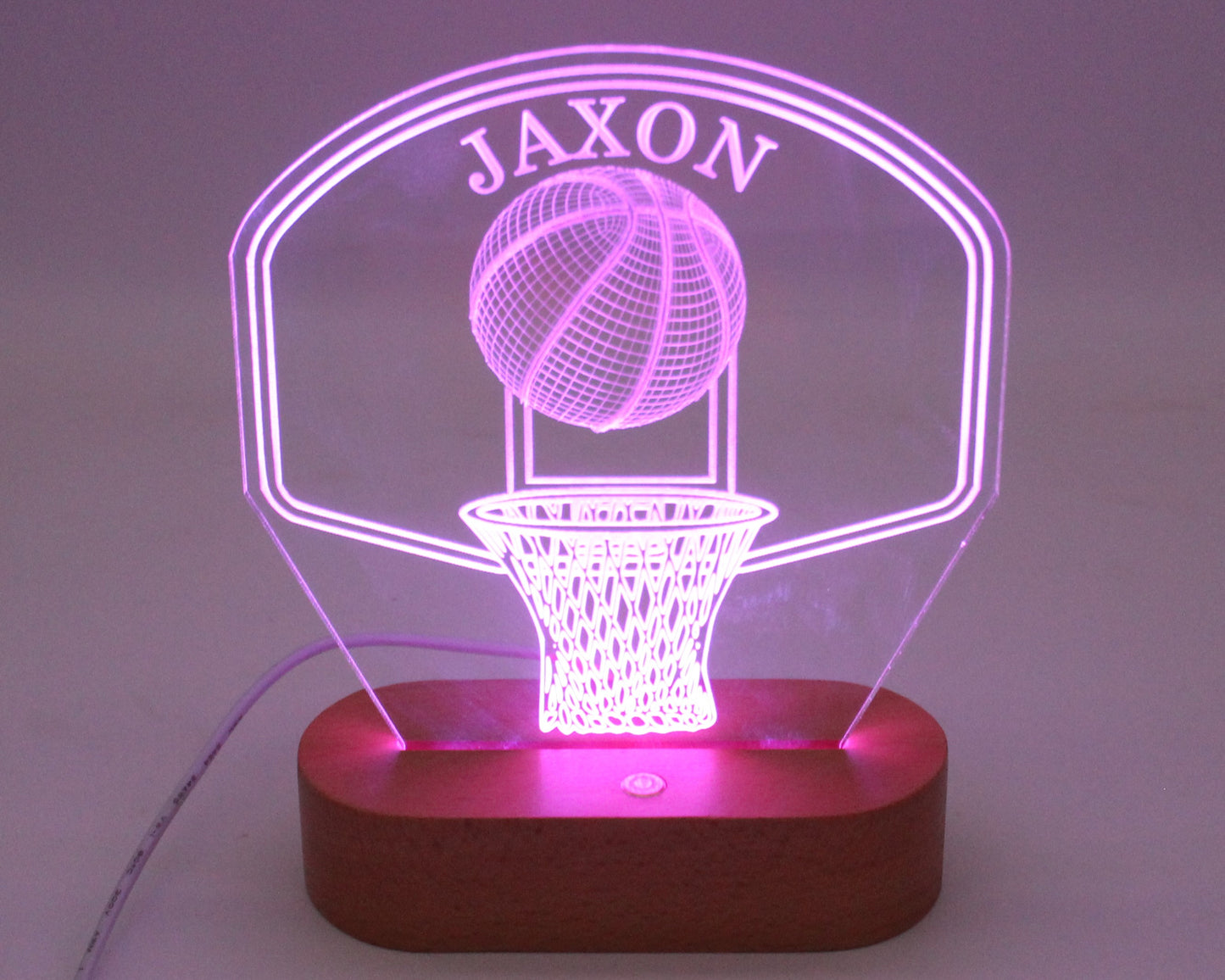 Basketball Hoop Night Light Personalised