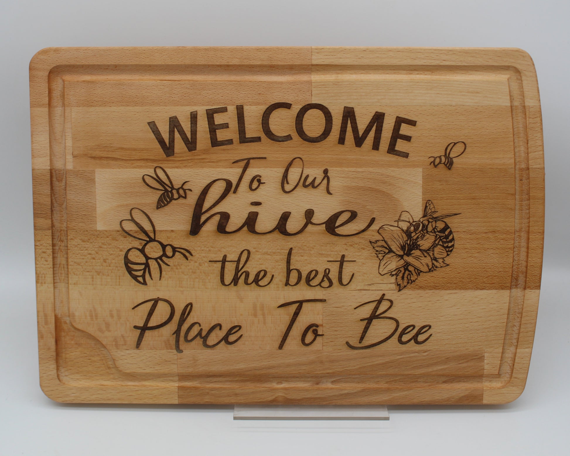 Welcome to our hive chopping board - haisley design