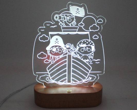 Pirate Ship Night Light