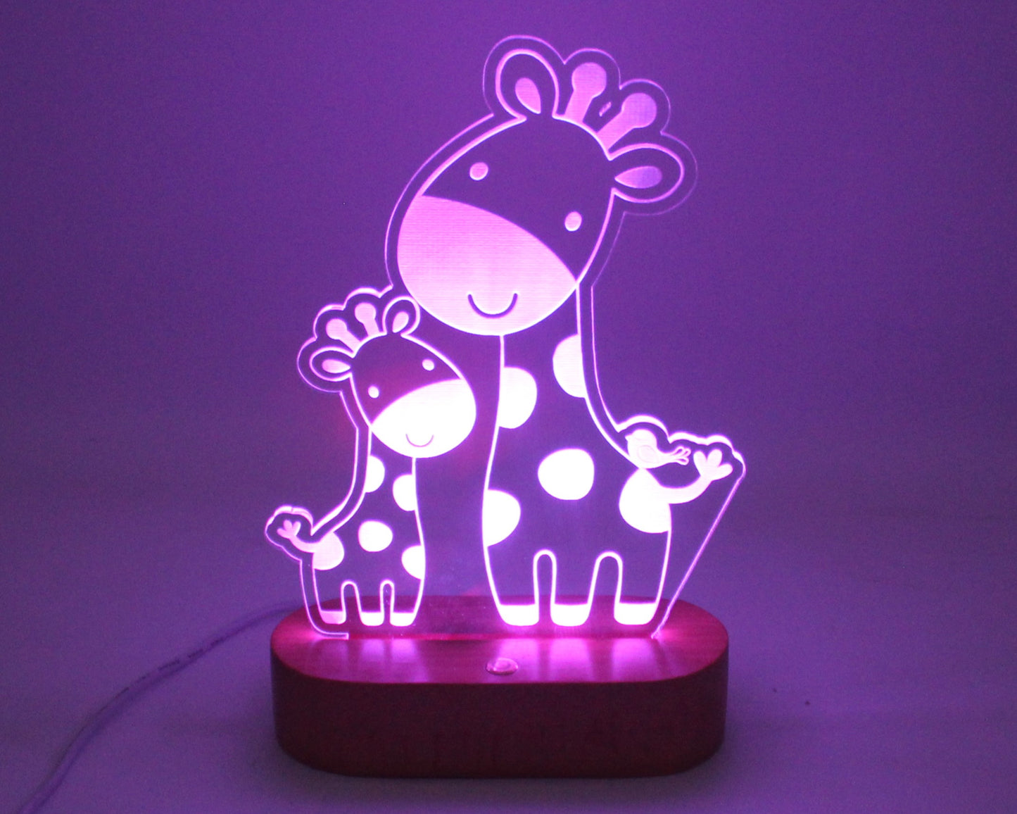 Giraffe Mother & Baby Night Light