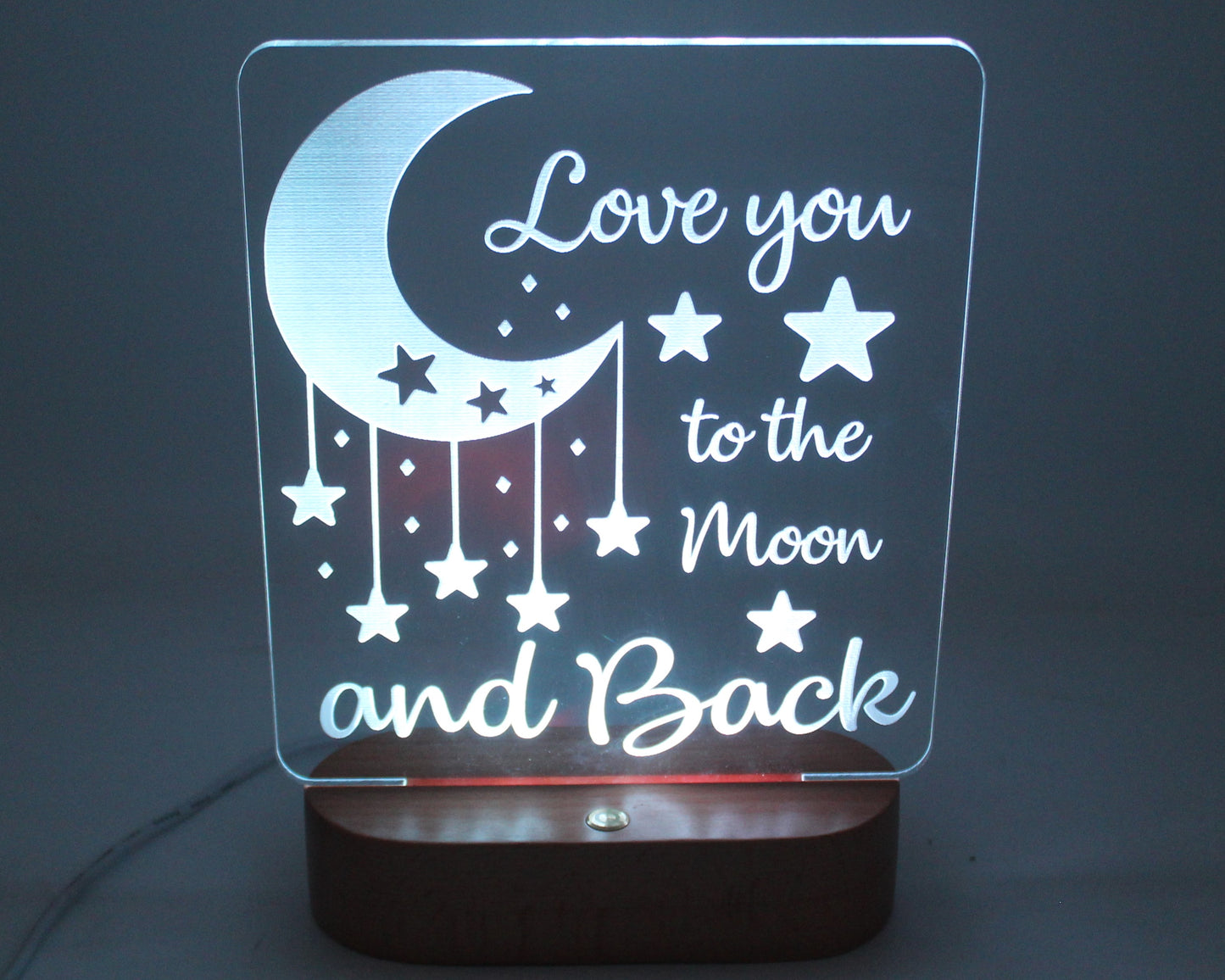 To The Moon And Back Night Light