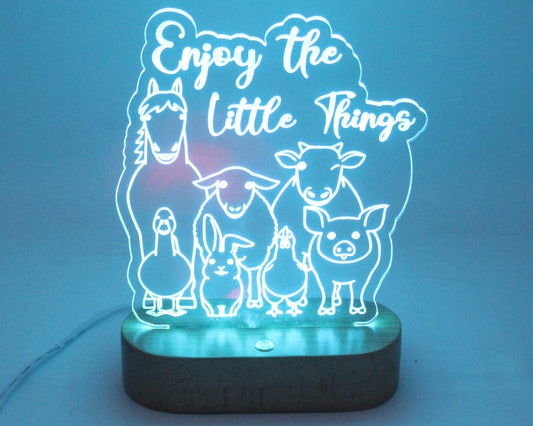 Baby Farm Animals Night Light