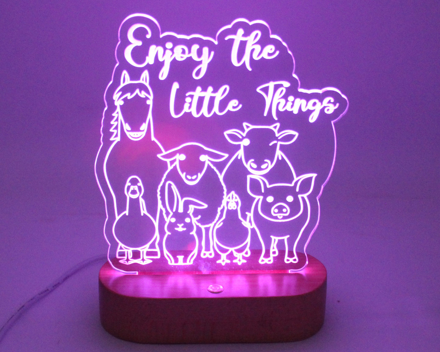 Baby Farm Animals Night Light