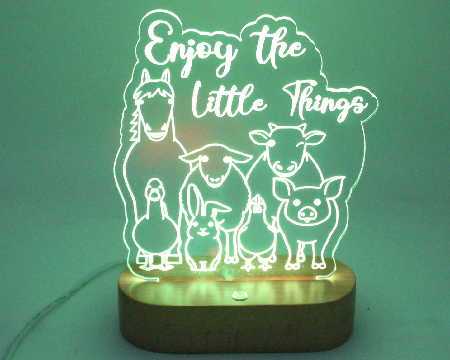 Baby Farm Animals Night Light