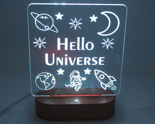 Hello Universe Night Light