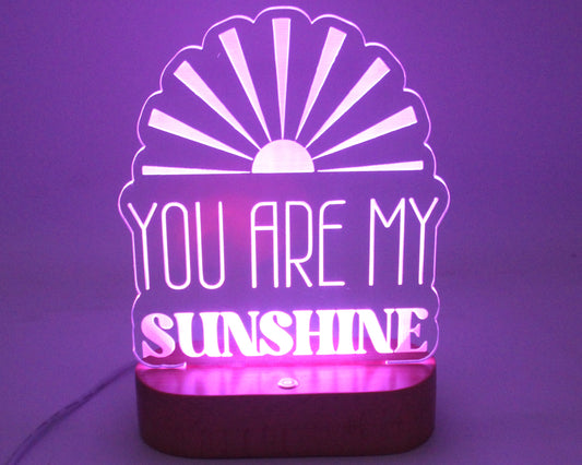 You Are My Sunshine Night Light