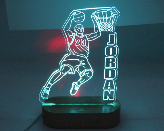 Basketball Jordan Night Light