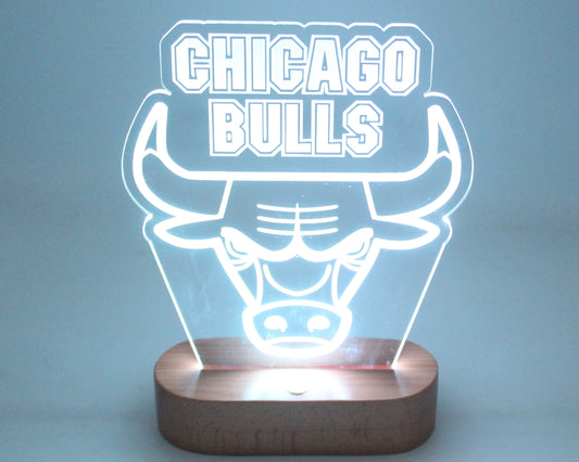 Basketball Bulls Night Light
