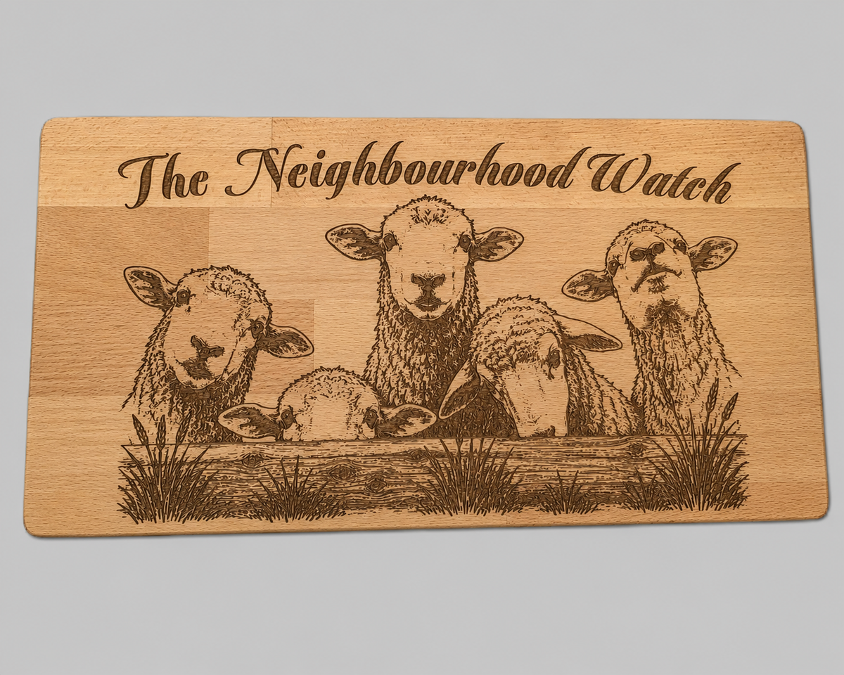 Sheep Assorted Design Serving Board